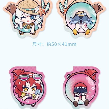 【崩壊3rd公式店】 夏日回憶 マグネット ブックマーク 20元 (予約200日以内発送)