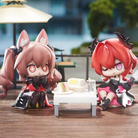 【明日方舟終末地旗艦店】ChatChat ミニ フィギュア 第1弾 単品 138元 （予約8下発送）