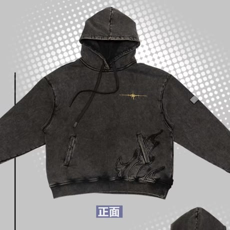 【鳴潮】烏丸屋 コラボ 聚焦定格 パーカー 298元 (予約60日以内発送)