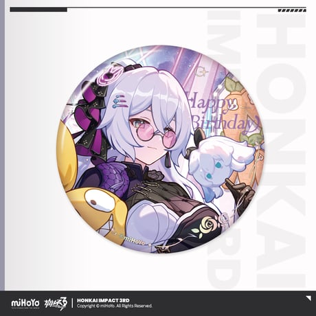 【崩壊3rd公式店】 2025年 生誕祭 缶バッジ 18元