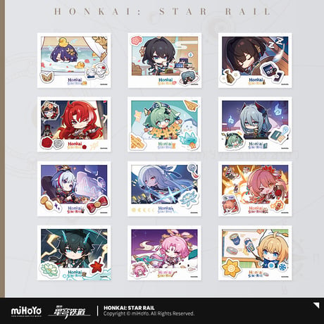 【崩スタ公式店】パム留影簿 フォトカード 第2弾 単品 15元 （予約200日以内発送）