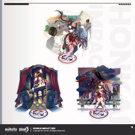 【崩壊3rd公式店】 崩スタ コラボ 花火 聖痕 アクリルスタンド 48元