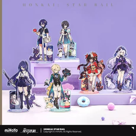 【崩スタ公式店】ちびっこ 猫猫 アクリルスタンド 48元
