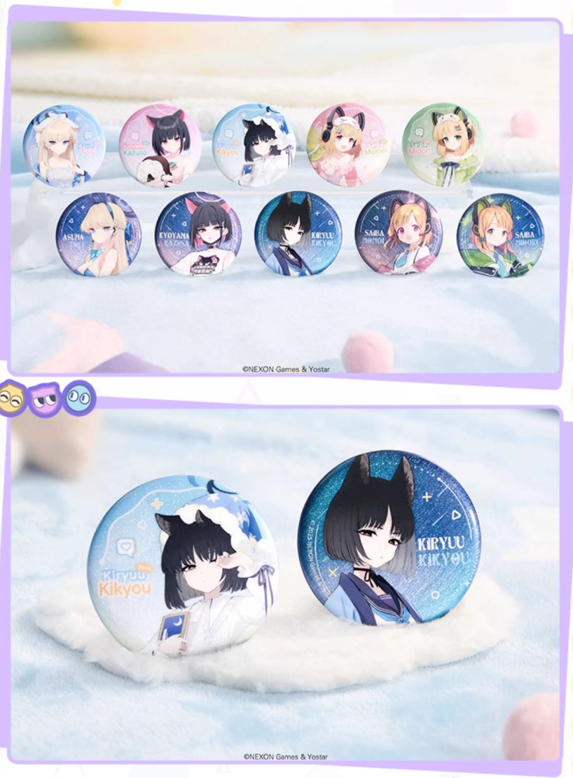 ブルアカ中国最終編缶バッジ　ホシノ×19 ブルアカ中国最終編缶バッジ ホシノ×19 ブルアカ中国最終編缶バッジ