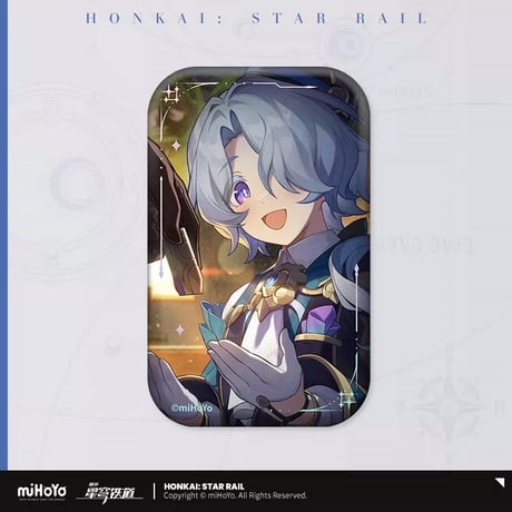 【崩スタ公式店】光円錐 スクエア 缶バッジ B 15元