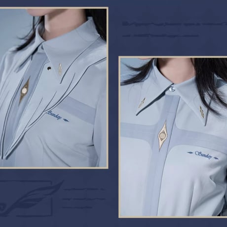 【崩スタ公式店】サンデー ブラウス 279元（予約2026年4月発送）