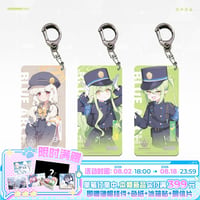 【ブルアカ公式店】2608 レンチキュラー キーホルダー ハイランダー鉄道学園 35元 （予約170日以内発送）