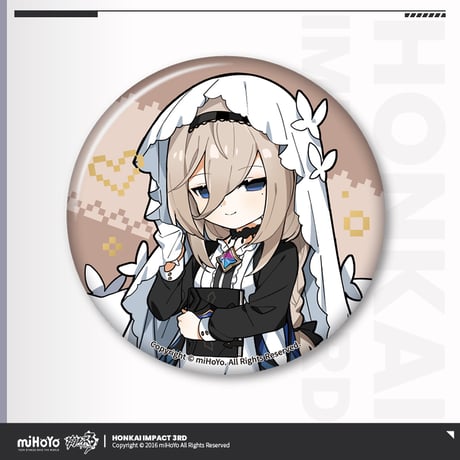 【崩壊3rd公式店】ちびっこ英傑 缶バッジ 15元
