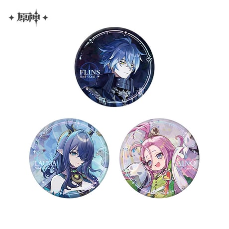 【原神公式店】ナドクライ 月引帰途 缶バッジ 18元