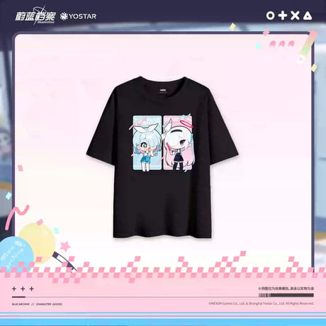 【ブルアカ公式店】2608 桃桃朋友列車巡遊  Tシャツ 128元 （予約170日以内発送）