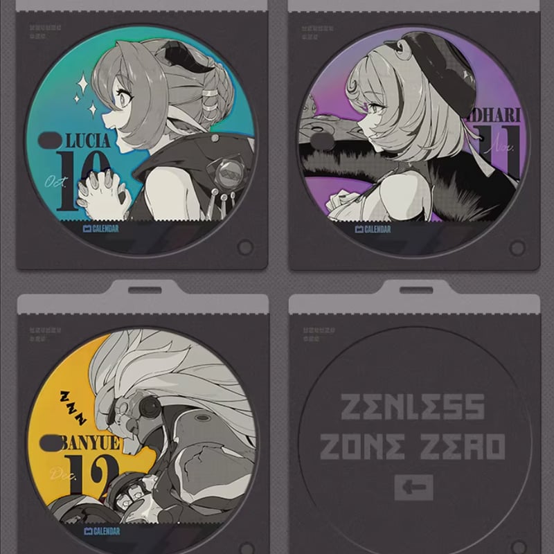 ゼンゼロ公式店】アクリル 万年カレンダー 第2弾 118元 | ちゃぱん