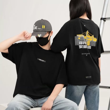 【明日方舟 終末地公式店】2607 Tシャツ 保持安全距離 138元 （予約160日以内発送）