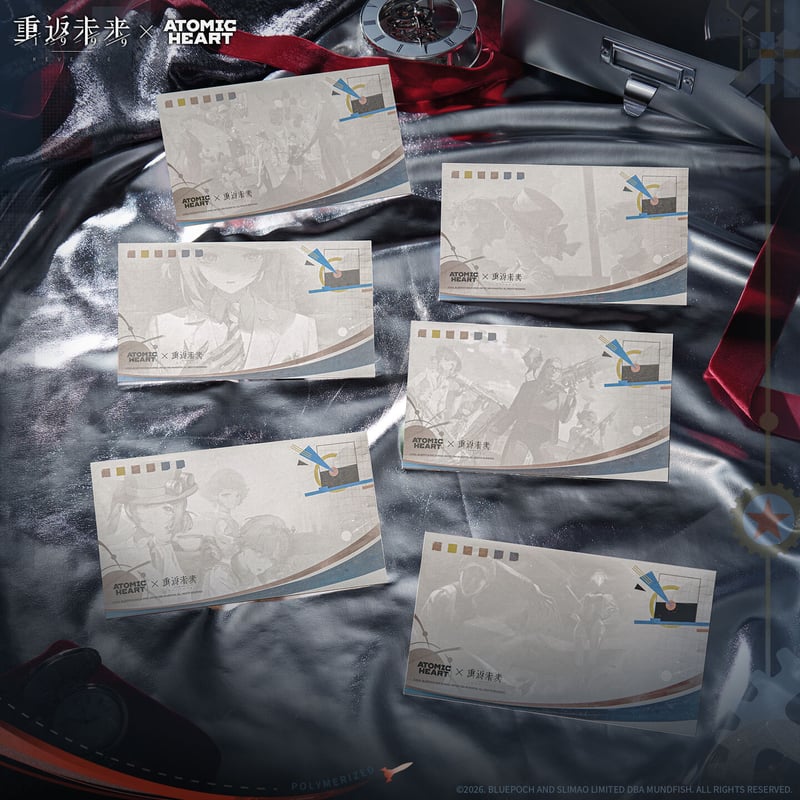 重返未来1999】2608 聚合浪潮 CG ポストカード セット 30元 （予約200