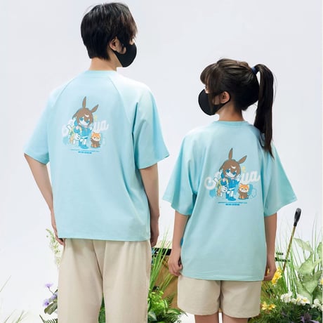 【明日方舟公式店】紅山森林動物園 コラボ Tシャツ アーミヤ 138元 （予約170日以内発送）