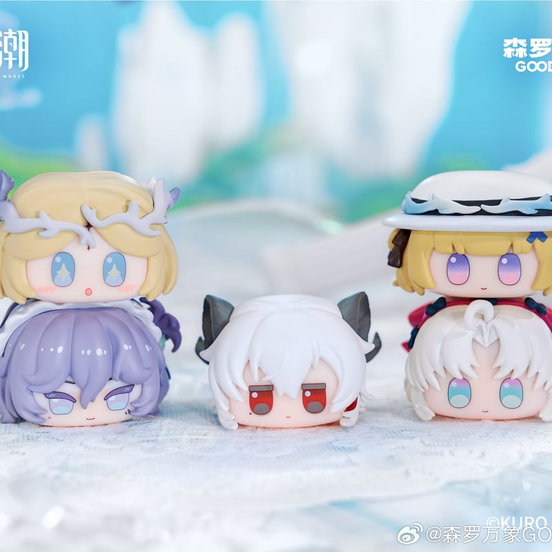 KURO GAMES旗艦店】鳴潮 お団子 つみつみ フィギュア セット 478.4元