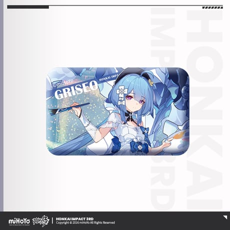 【崩壊3rd公式店】英傑 スクエア 缶バッジ 15元