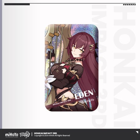 【崩壊3rd公式店】英傑 スクエア 缶バッジ 15元