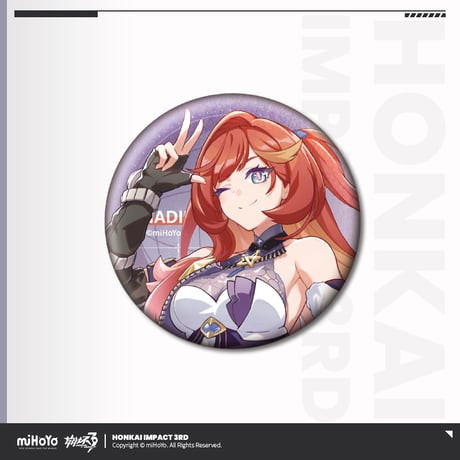 【崩壊3rd公式店】第二部 立ち絵 缶バッジ 15元