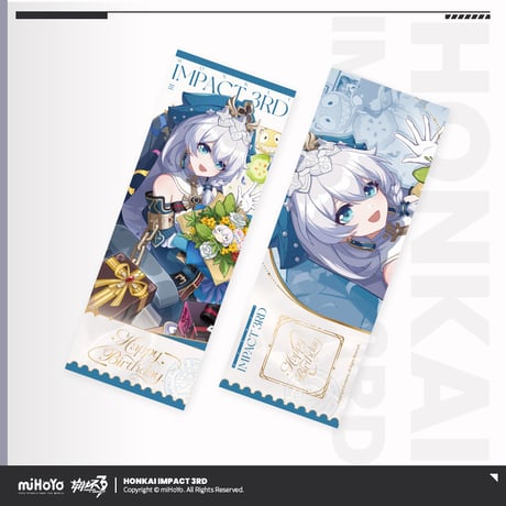 【崩壊3rd公式店】2026年 生誕祭 ホロカード 15元 (予約200日以内発送)