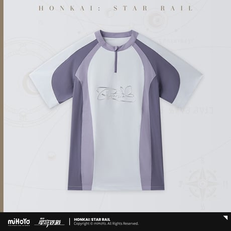 【崩スタ公式店】キャストリス ハーフジップ Tシャツ 199元 （予約10下発送）
