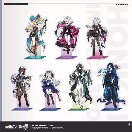 【崩壊3rd公式店】  七術・奇遇の夜 等身 アクリルスタンド 48元