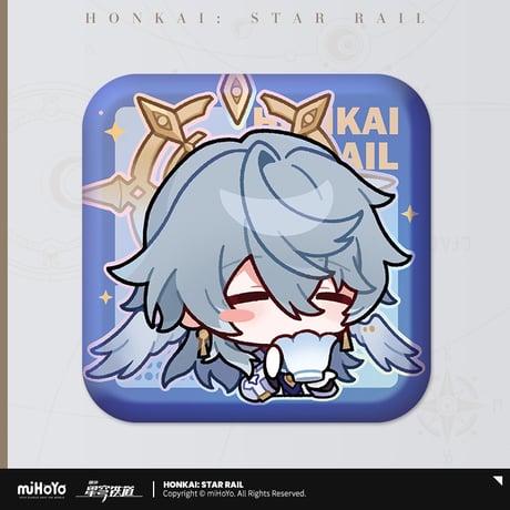 【崩スタ公式店】パム展覧会 スクエア 缶バッジ B 15元