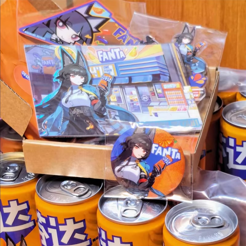 ゼンゼロ】ファンタ コラボ キャラ別 グッズボックス 169元 （ドリンク