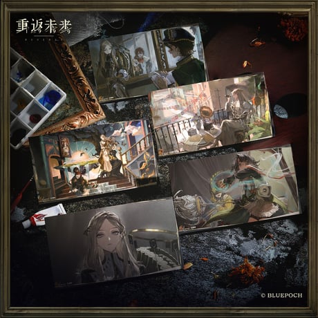 【重返未来1999】2603 緑松石蛇倶楽部 CG ポストカード セット 25元 （予約220日以内発送）