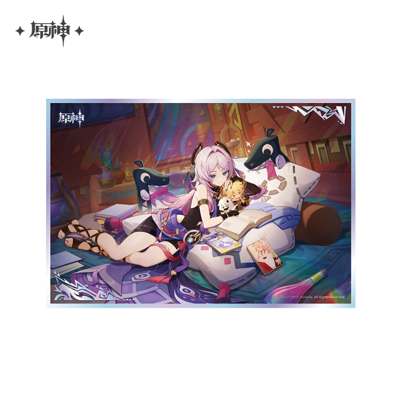 アクリル画　イラスト　原画　色紙 原神公式店】キービジュアル アクリル色紙 48元 | ちゃぱん