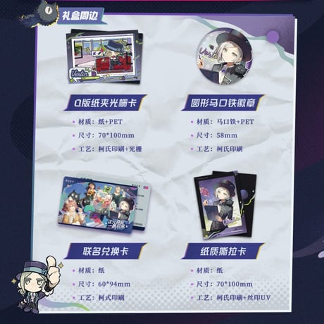 【重返未来1999】Wrigleyコラボ ギフトBOX 79.9元 （EMS便発送）