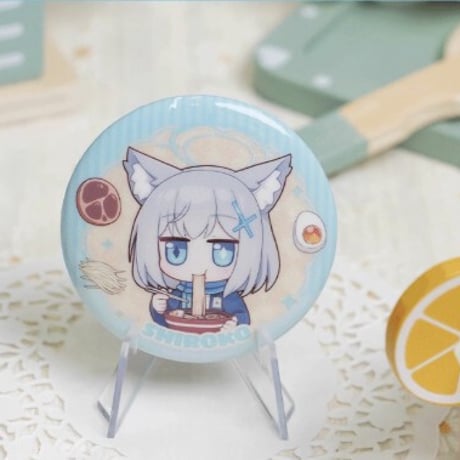【ブルアカ公式店】2505 キヴォトス 美食知音 ちびキャラ 缶バッジ セット 90元
