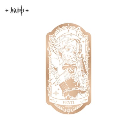 【原神公式店】6周年 鏡面 バッジ 18元（予約2027年2下発送）