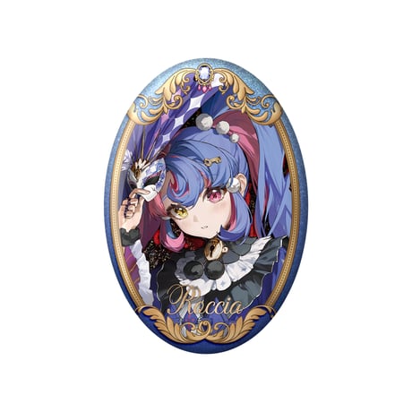 【KURO GAMES旗艦店】鳴潮 *復刻* 仮面 缶バッジ 18元 （予約9下発送）