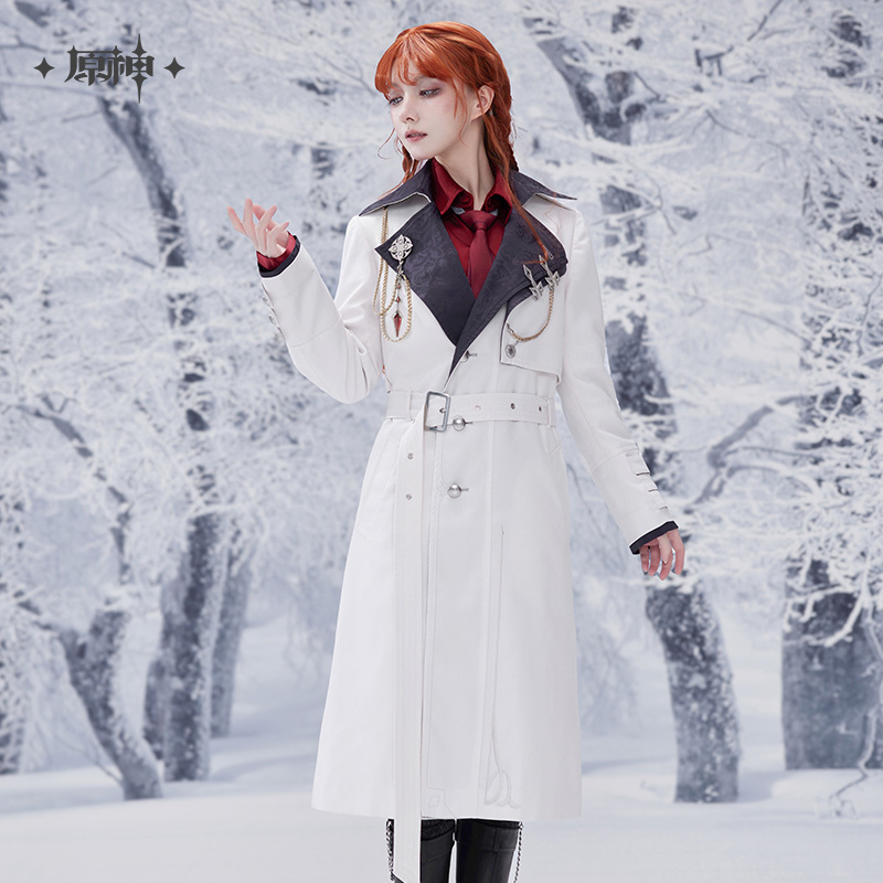 原神公式店】霜痕与権焔 トレンチコート 「富者」 549元 （予約2026年3
