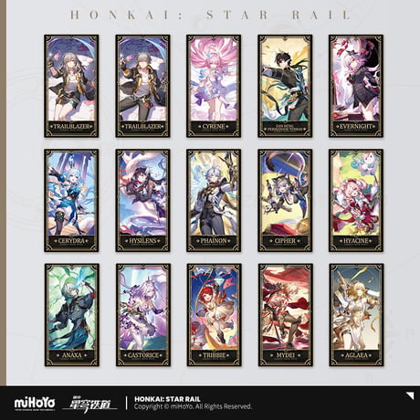 【崩スタ公式店】2周年記念 コレクションカード 単品 B組 10元 （予約200日以内発送）
