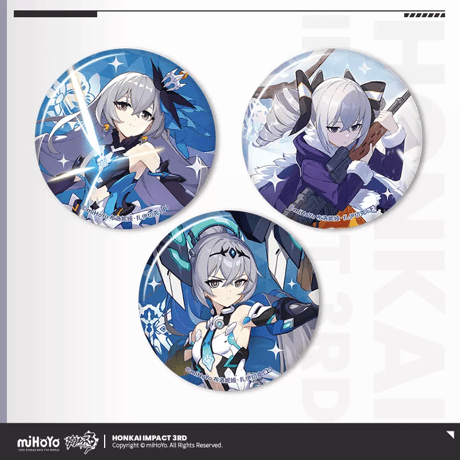【崩壊3rd公式店】聖痕 缶バッジ 3個組 24元