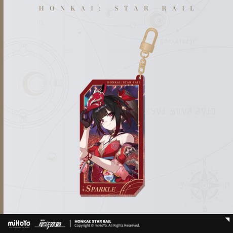 【崩スタ公式店】群星邀約 流砂 キーホルダー A 40元