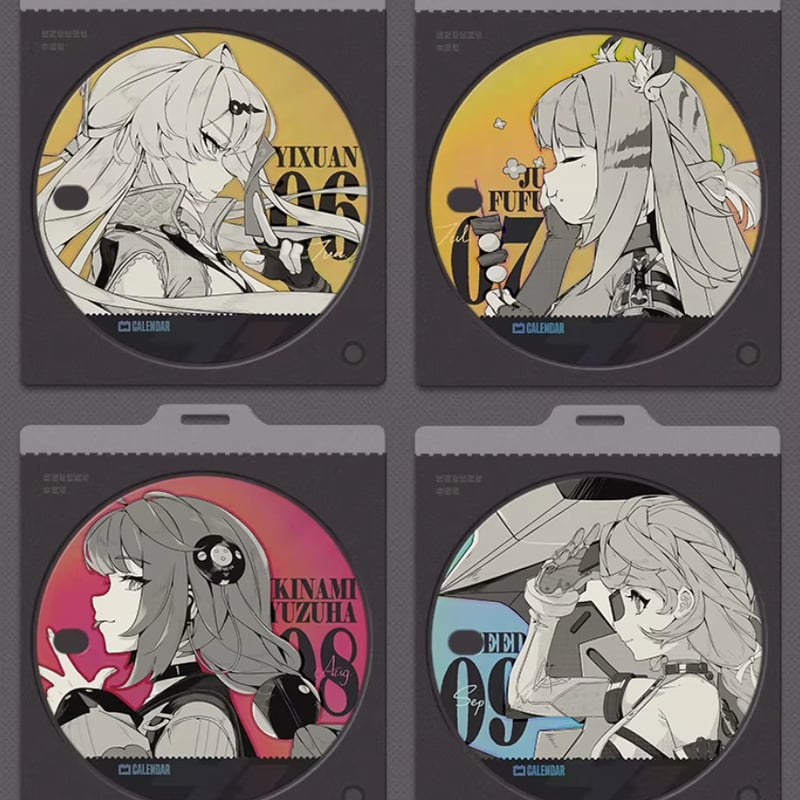 ゼンゼロ公式店】アクリル 万年カレンダー 第2弾 リフィルのみ 68元