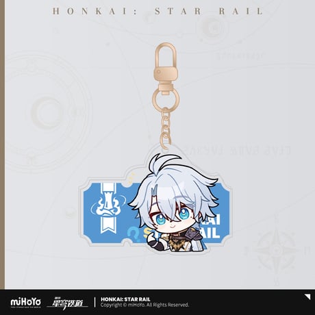 【崩スタ公式店】パム展覧会 ちびキャラ アクリルキーホルダー B 28元