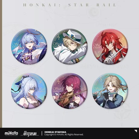 【崩スタ公式店】星鉄LIVE 缶バッジ 15元
