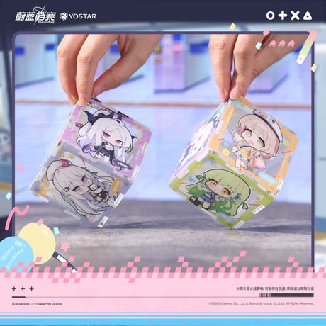 【ブルアカ公式店】2608 桃桃朋友列車巡遊 アクリル マグネット 22元 （予約170日以内発送）