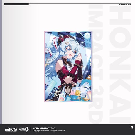 【崩壊3rd公式店】誕生日 PET 色紙 35元
