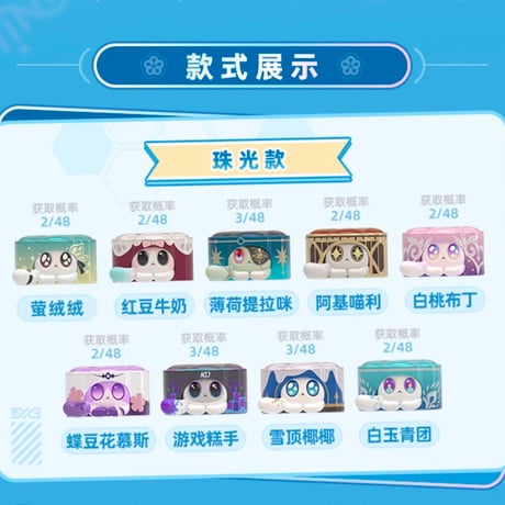【崩スタ公式店】ルアン・メェイ 創造物 ぷち フィギュア Vol.3 ランダム 69元 （予約2027年1下発送）
