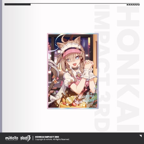 【崩壊3rd公式店】誕生日 PET 色紙 35元