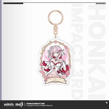 【崩壊3rd公式店】夜綻芳華 キーホルダー 32元 (予約200日以内発送)