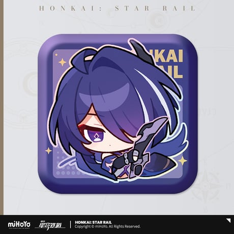 【崩スタ公式店】パム展覧会 スクエア 缶バッジ B 15元
