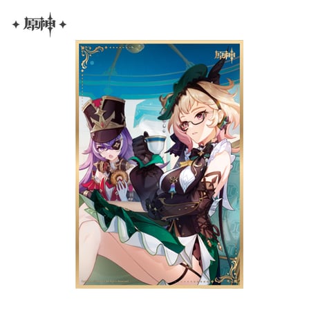 【原神公式店】キービジュアル アクリル色紙 48元