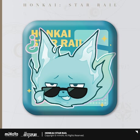 【崩スタ公式店】パム展覧会 スクエア 缶バッジ A 15元