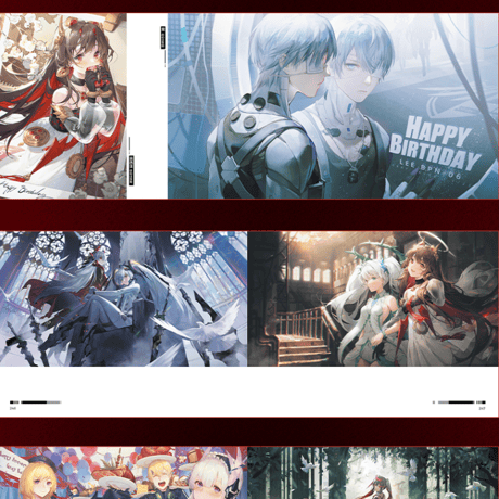 【薪火創未旗艦店】パニグレ 美術集 Vol.1 128元