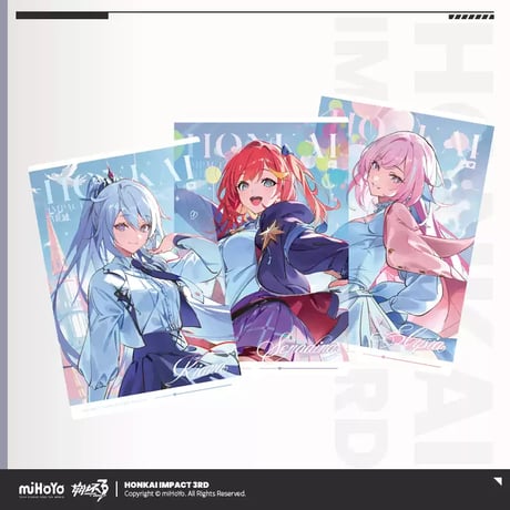 【崩壊3rd公式店】秋季慶典 クリアカード セット 15元 （予約200日以内発送）